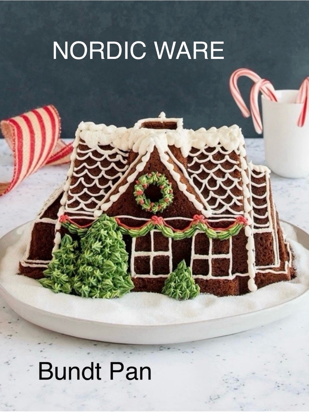 Nordic Ware Bundt Gingerbread House, Holiday Collection